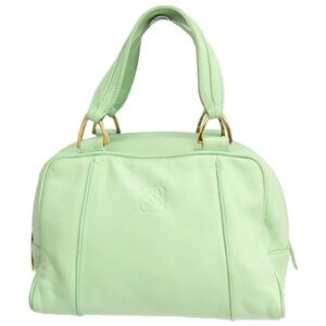Loewe Leather Handbag Green